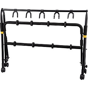 Hercules GS525B PLUS 5 Piece Guitar Display Rack with Casters